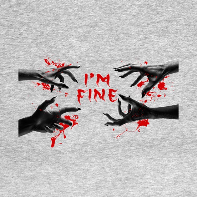 I'm Fine Even More Zombie Hands by Acid_rain